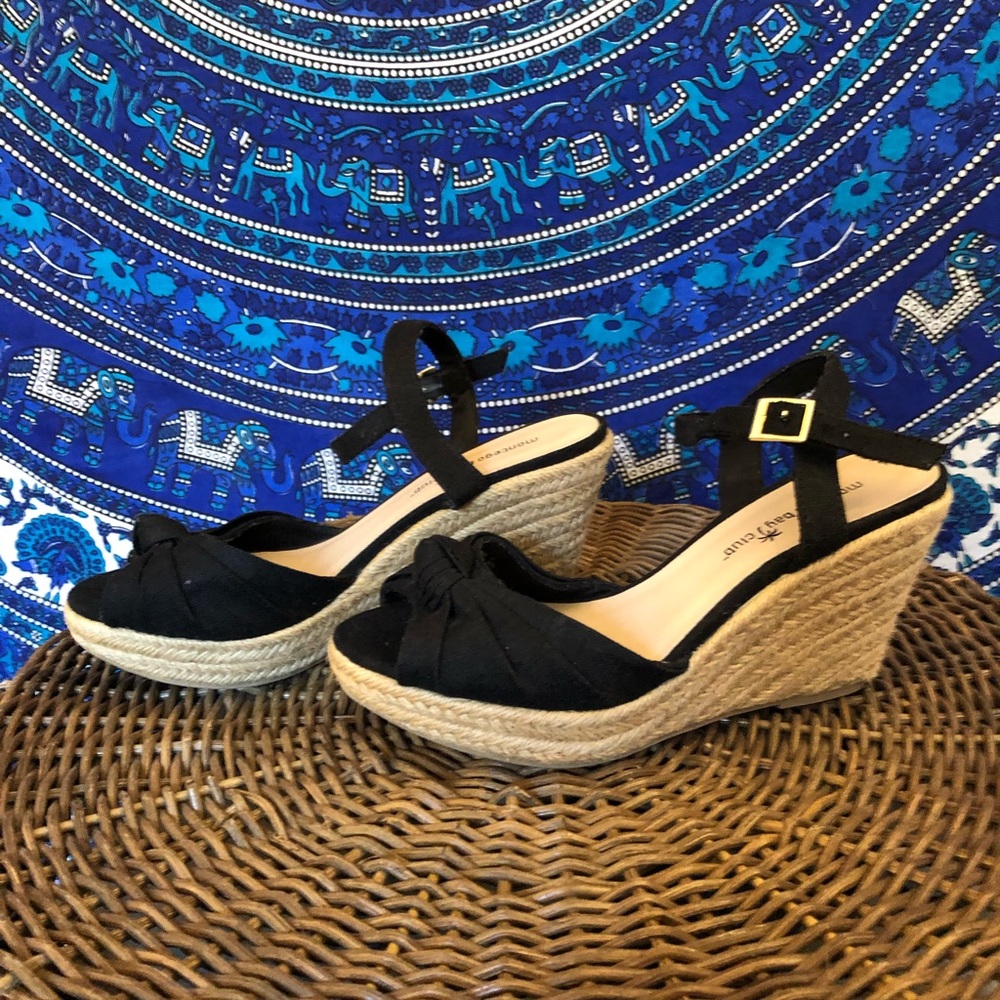 Black and Tan Montego Bay Club 3inch wedges